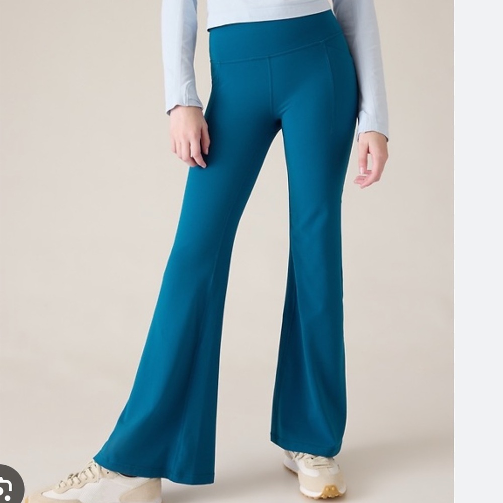 Athleta Girl Ultra Flare Pants in Lapis Blue size M (8-10)